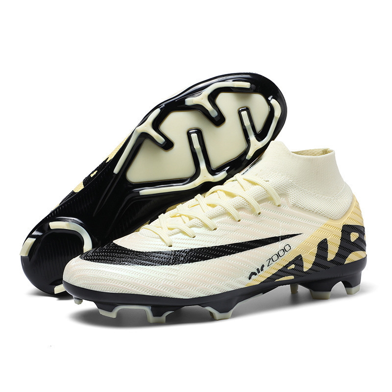 Zapatos de Fútbol para Entrenamiento de PVC y Caucho Antideslizantes para Césped Natural y Artificial