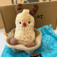 原英麋鹿小花生節日公仔毛絨玩具玩偶聖誕節可愛禮物