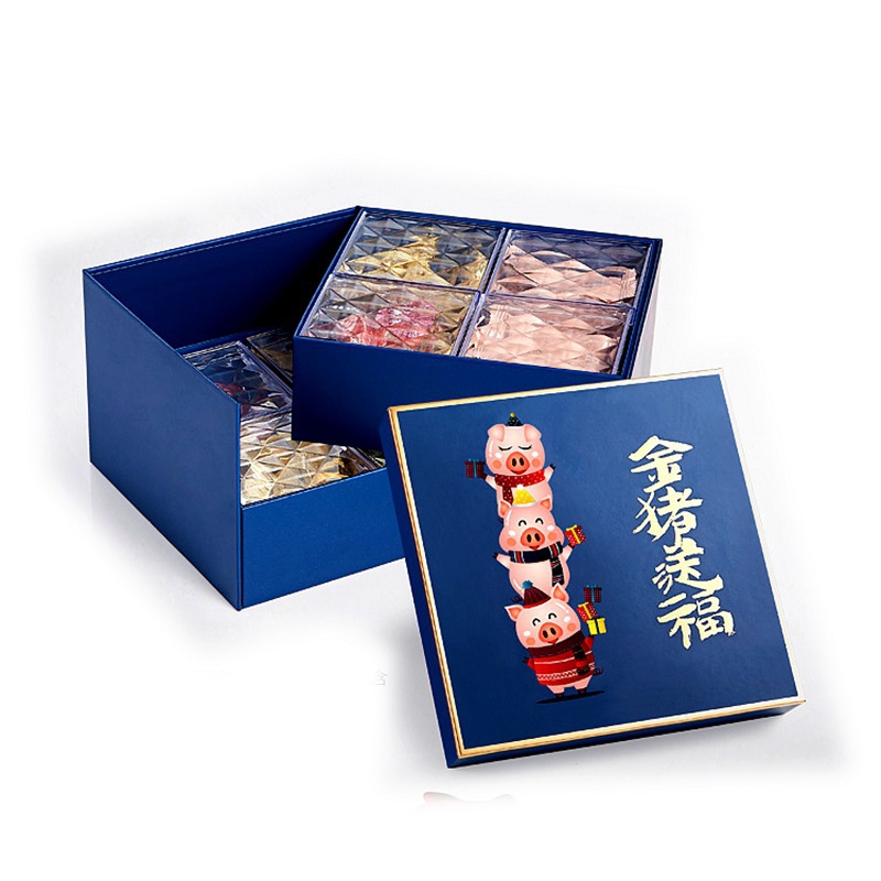 天地盖月饼盒糖果饼干盒定制创意新款旋转中秋月饼礼品盒定做印刷