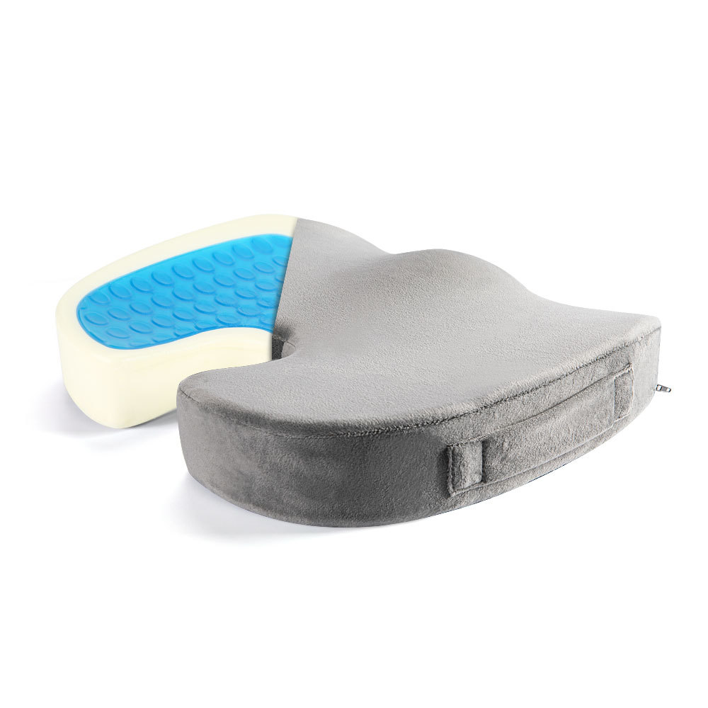 记忆棉坐垫 慢回弹凝胶屁股垫 办公室座椅垫凝胶 夏季冰垫定制