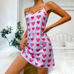 �\�ϵ׷�ɫ���ĝMӡ������˯ȹ������Ů���������Ӽ�ȹ