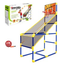 跨境亚马逊儿童可升降投篮机家用篮球框架室内男女孩运动玩具批发