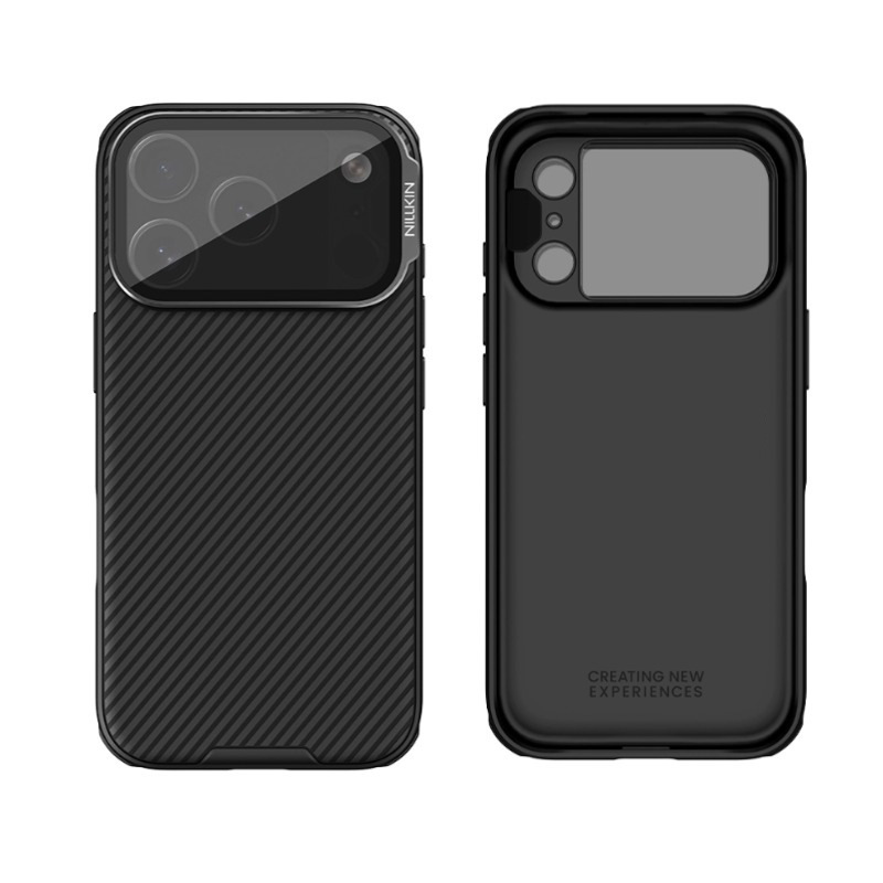 Nillkin适用iPhone 17 Pro max磁吸手机壳透明镜盖支架保护套黑镜|undefined