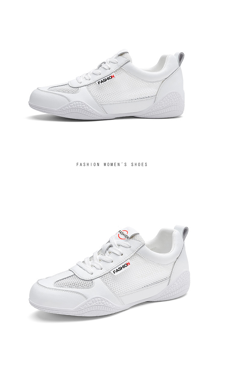Giày sneaker nữ da thật đế mềm thoáng khí, giày đi bộ Doudou mùa hè — Đen 58219 [Lưới mùa hè], Xám Be 58219 [Lưới Mùa Hè], Trắng 58219 [Lưới mùa hè], Xám Be 58231 [Phong Cách Xuân Thu] chi tiết 22