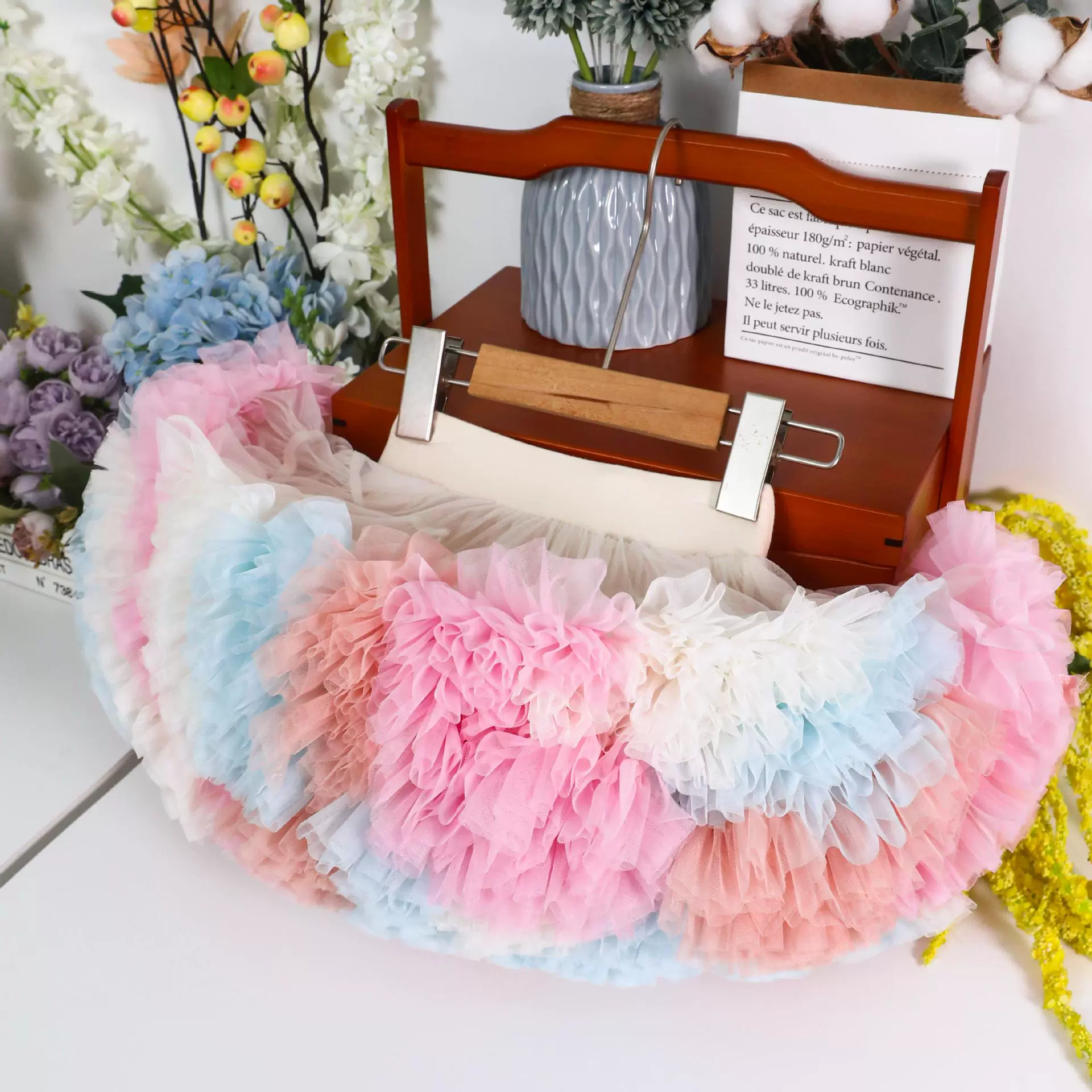 突突裙正版超蓬不掉屑二代tutu裙网纱蓬蓬裙女童公主裙生日礼裙