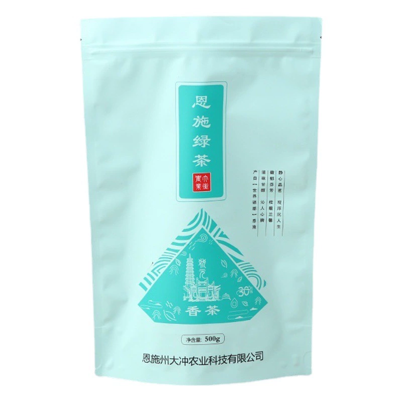 Пакеты для пищевых продуктов, чая, самонесущие, самозапечатывающиеся, с восьмисторонней сваркой, из крафт-бумаги, с нанесенным логотипом, оптом от производителя