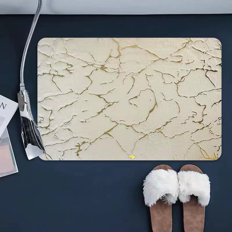 Коврик для спальни Кабинета двери нескользящий коврик для ванной комнаты впитывающий грязеотталкивающий напольный коврик