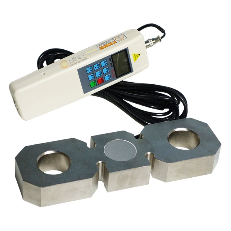 Пластинчатый кольцевой цифровой дисплей измеритель натяжения нажатия Электронный динамометр с большим диапазоном 200 тонн Тестер давления тяги