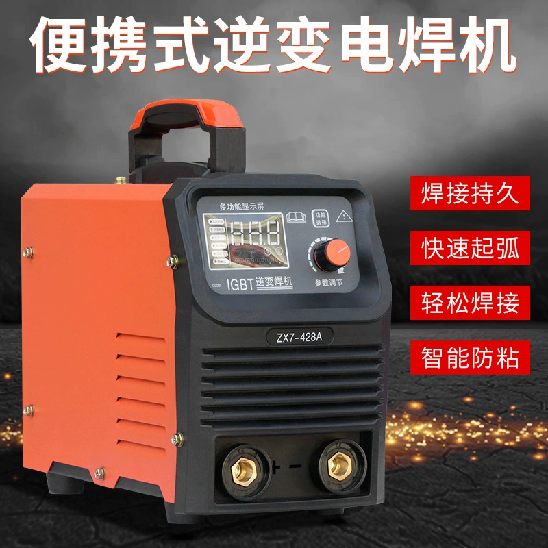 Промышленный класс небольшой портативный ZX7-428A инверторный сварочный аппарат оптовая продажа мощная строительная площадка сварки большой сварочный аппарат