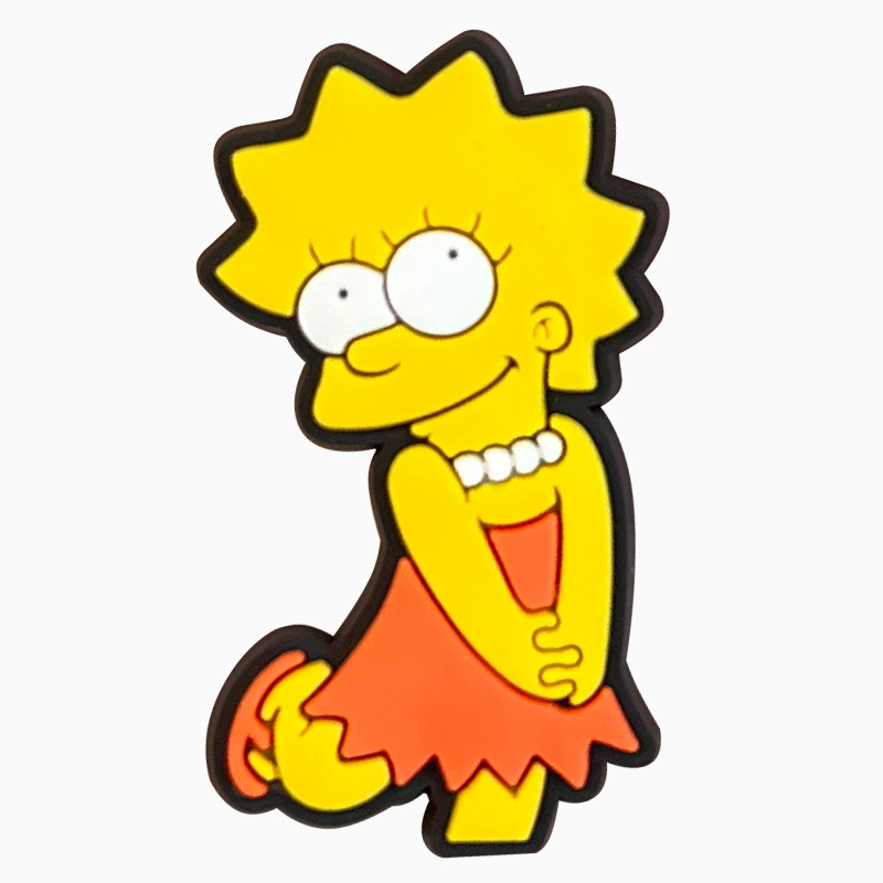 Подвески для обуви (серия Simpsons) Кроки-жиботы, одна подвеска для обуви, 18 вариантов цвета