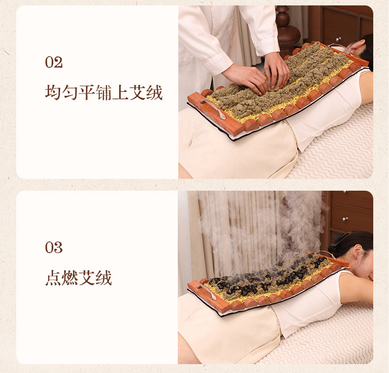 Du Mai Moxibustion Dragon Bone Tool Rosewood Spine Ginger Moxa Pad Back Fire Dragon Therapy specifications