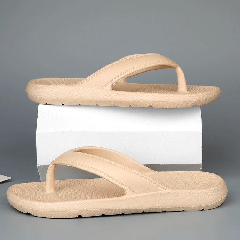 Мужские пляжные шлепанцы лето 2024, новые, нескользящие и износостойкие, для улицы.