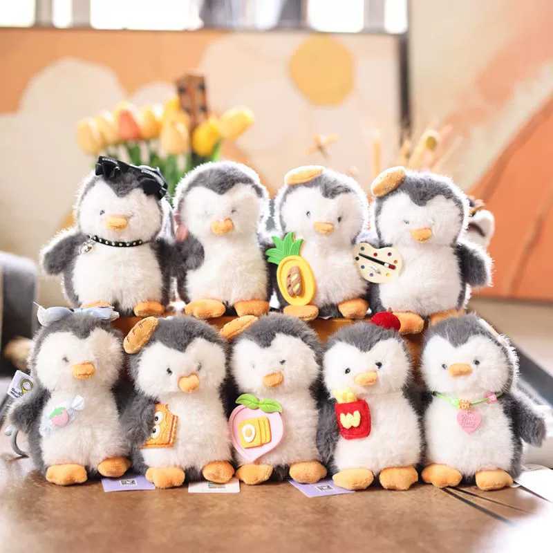 Модный милый десертный маленький пингвин, плюшевая игрушка, кукла, рюкзак, подвеска, брелок, кукла, игрушка