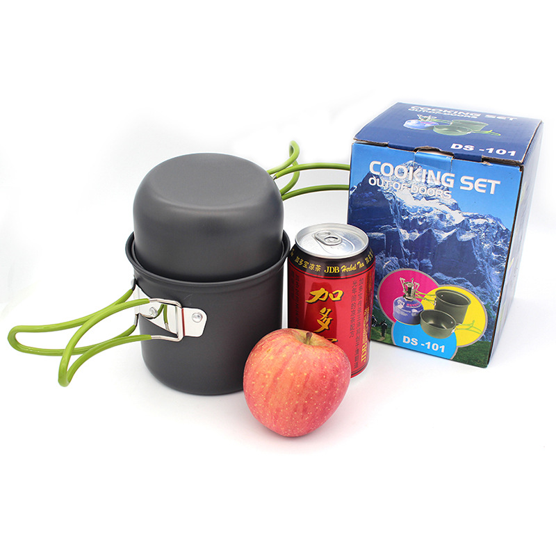 Outdoor Pot Travel Single Instant Noodle Carton Casual Set Hot Single Pot Mountaineering Pot Pot DS-101