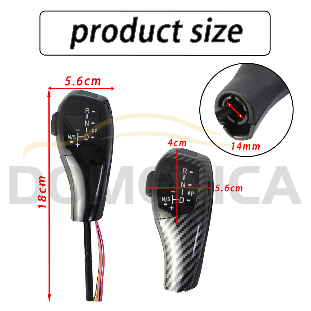 Transfronterizo aplicable BMW E90 E87 E49 automotriz electrónica LED cambio de marchas bola de mano modificada accesorios de cabeza de marchas image 4