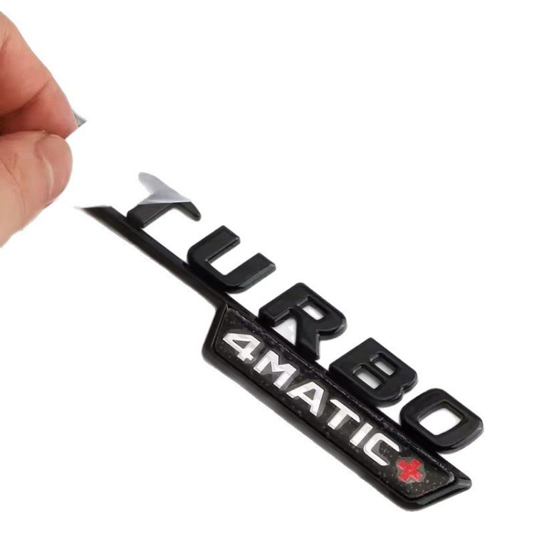 Suitable for Mercedes-Benz Modified Amg Fender Side Label V8 Biturbo4Matic+ Door Label Fender Car Sticker