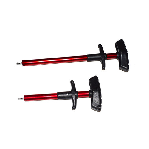 Aluminum alloy hook remover fishing gear hook remover portable T-type hook remover deep throat hook separator special for fishing