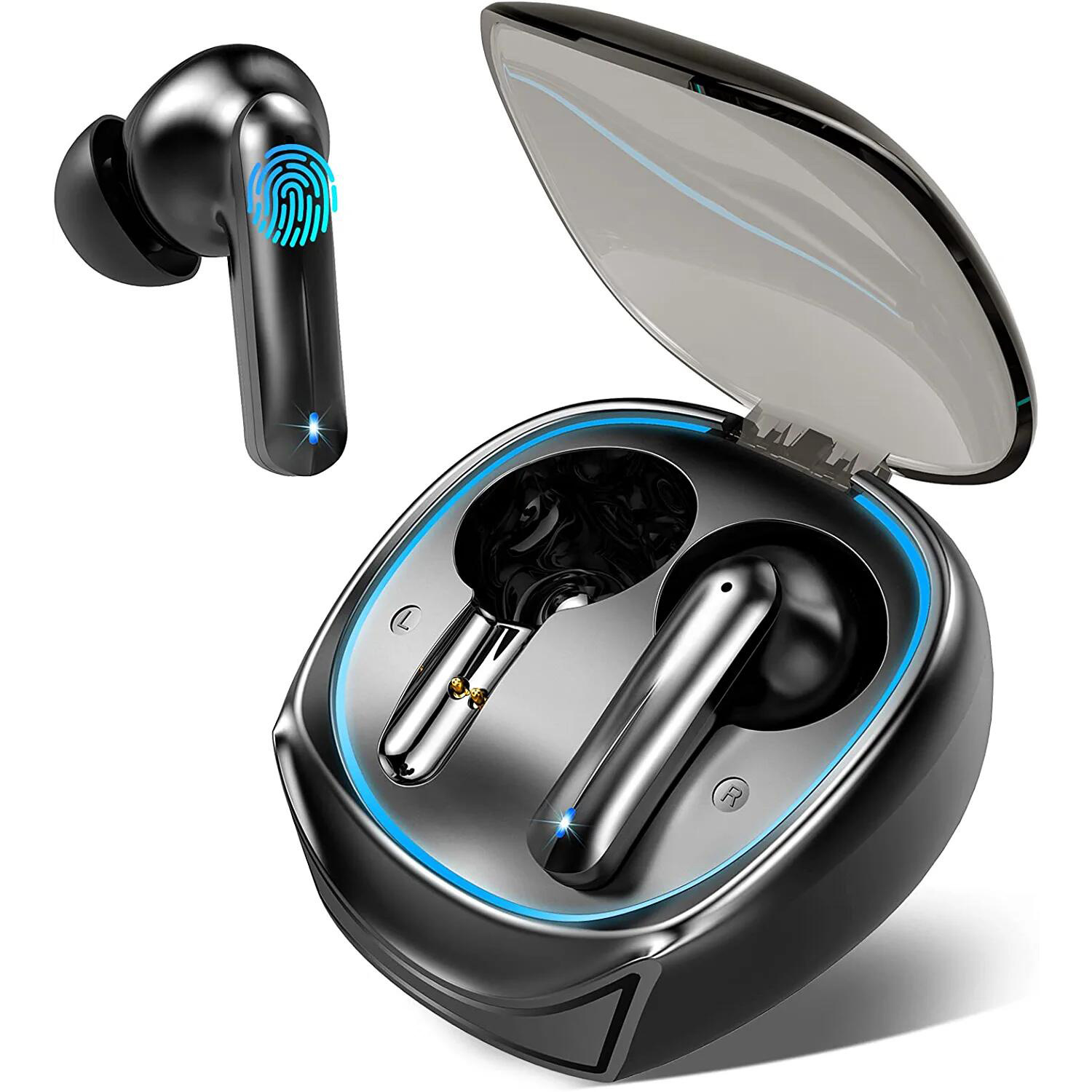 Audífonos modelo 2024 con reducción de ruido ENC, audífonos TWS Bluetooth inalámbricos verdaderos, deportivos, sin retraso, para juegos, e-sports, baja latencia