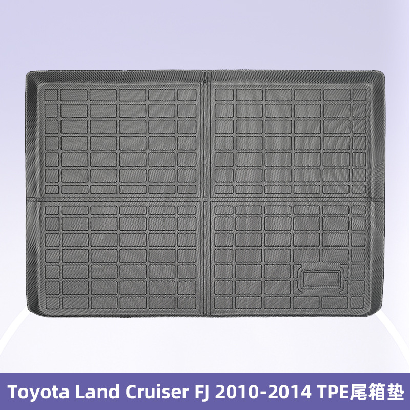 Para Toyota Land Cruiser FJ2010 - 2014 TPE almohadilla de pie 3D todo el tiempo almohadilla del maletero