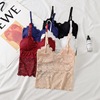 Summer long lace top with cups solar-powered, protective underware, tube top, bra top, ultra thin breathable wireless bra