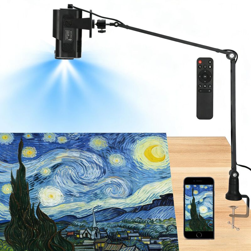 Art Projector for Tracing and Drawing (Includes App) with Native 1280P High-Definition Drawing Projection