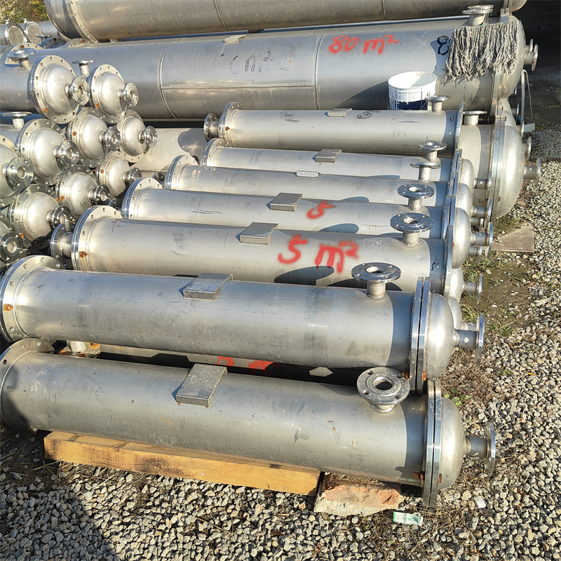 处理二手冷凝器  列管式真空换热设备  化工常压式换热设备