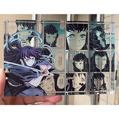 鬼滅の刃善逸無一郎甘露寺蜜璃アクリル透カードは、親友の写真を撮って高颜値を飾る