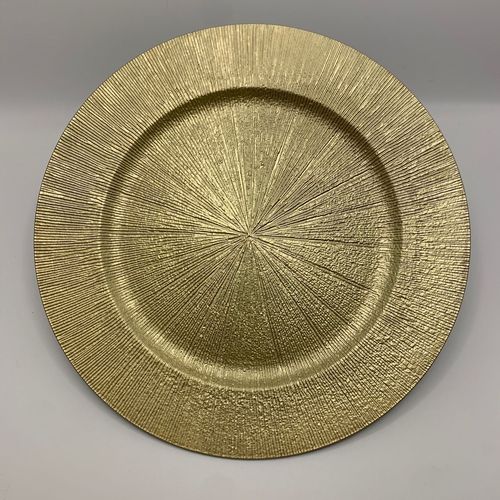 Western food plate wedding color can be customized for wedding hotel party metal spray paint decorative plastic plate chargerplate