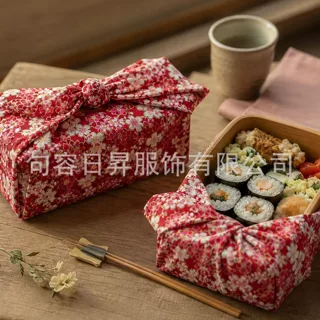 日式和风风吕敷 多尺寸包裹巾大方巾 棉麻包裹布包袱皮手帕野餐布