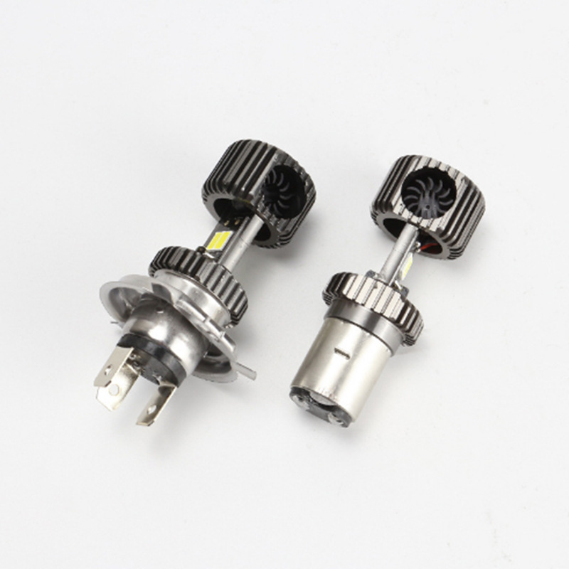 Motorcicleta LED delantero vehículo eléctrico de alta y baja luz integrada modificada H4 H7 bombilla de luz blanca universal