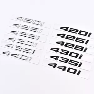 Köhnə model BMW 420i, 425i, 428i, 435i, 440i avtomobil stikerləri, arxa emblemlər, modifikasiya