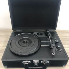 古典的な黒ゴムレコード機bluetoothスピーカークリエイティブオーディオ携帯ポータブルレコード機レトロなリビングルームのオーディオプレゼント
