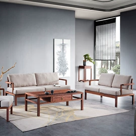 实木床;实木沙发;餐桌