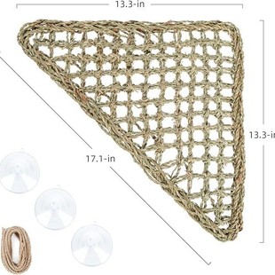 Straw Pet Mat Dog Kennel Dog Mat Cat Kennel Round Long Rattan Mat Cat Kennel Triangle Cat Mat
