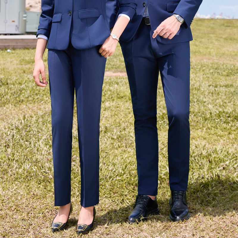 Straight-Leg Cargo Pants for Women, Professional Fashion, Suitable for 4S Stores, Hotel Front Desks, Unisex Bank Workwear Pants for Autumn