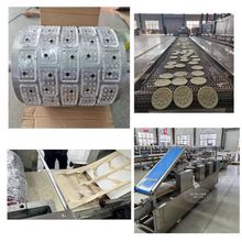 韧性酥性辊切辊印饼干加工机械  厂家供应隧道烤炉饼干生产线