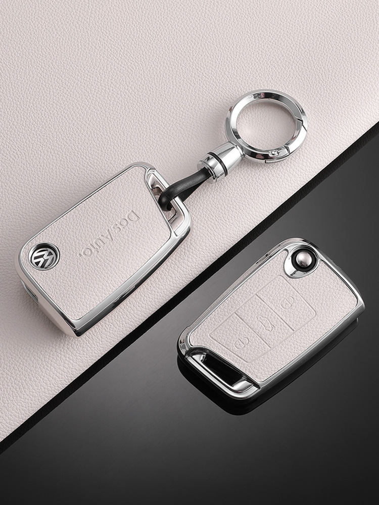 Adecuado para la funda de la llave Volkswagen Sagitar todo incluido TPU patrón de piel exploración Yue Passat Bora LaVida Yue hebilla de la caja protectora