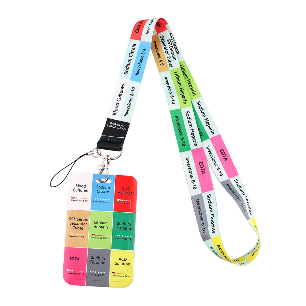 Foreign Trade Best-selling Doctor Mobile Phone Lanyard Card Cover School Card Student Id Card Meal Card Access Card Factory Card Work Permit Card Cover display picture 3