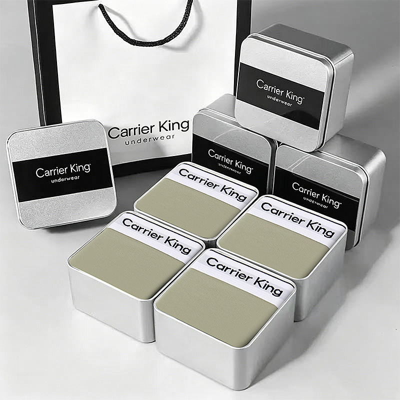 CarrierKing cross-border men's underwear, modal antibacterial crotch, breathable boxer briefs, high-end gift box set