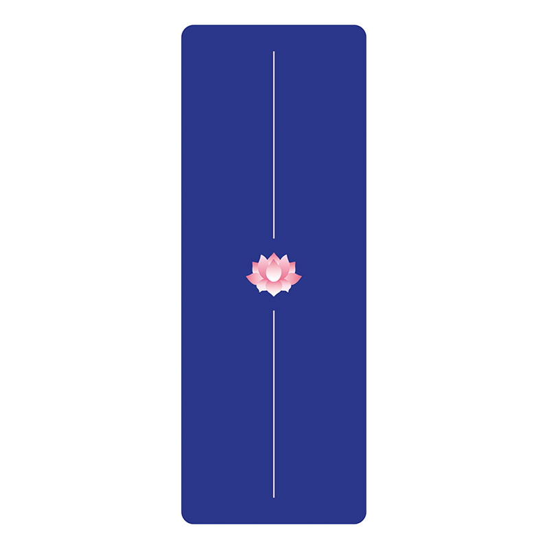 5mm 유약 블루 컬러 인쇄 로터스 버전