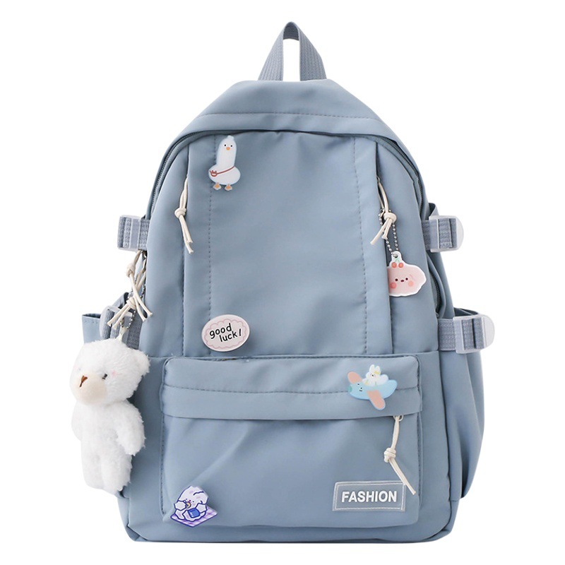 Korean Harajuku junior high school student schoolbag female large capacity all-match fashion brand backpack ins college style backpack