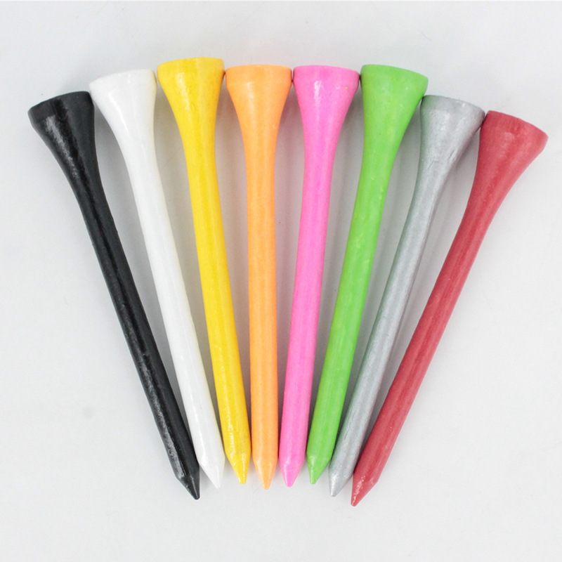 Venta caliente transfronteriza del LOGOTIPO adaptable del color mezclado multi-longitud resistente al desgaste y durable del clavo de madera directo del golf de la fábrica