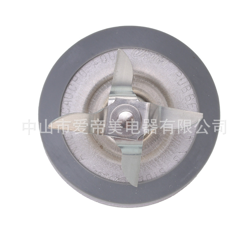 Base de cuchilla de mezcladora comercial de acero inoxidable 4 cuchillas cabezas de cuchilla adaptadas al exprimidor de zumo Oster con anillo de sellado conjunto de cuchilla de reemplazo