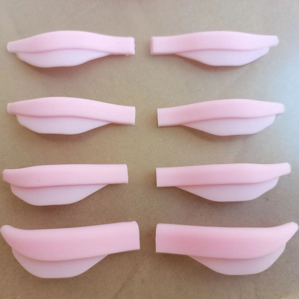 Nuevo 7 pares de pestañas perming silicona pad pestañas perming ayuda herramienta simple caliente junta de silicona al por mayor