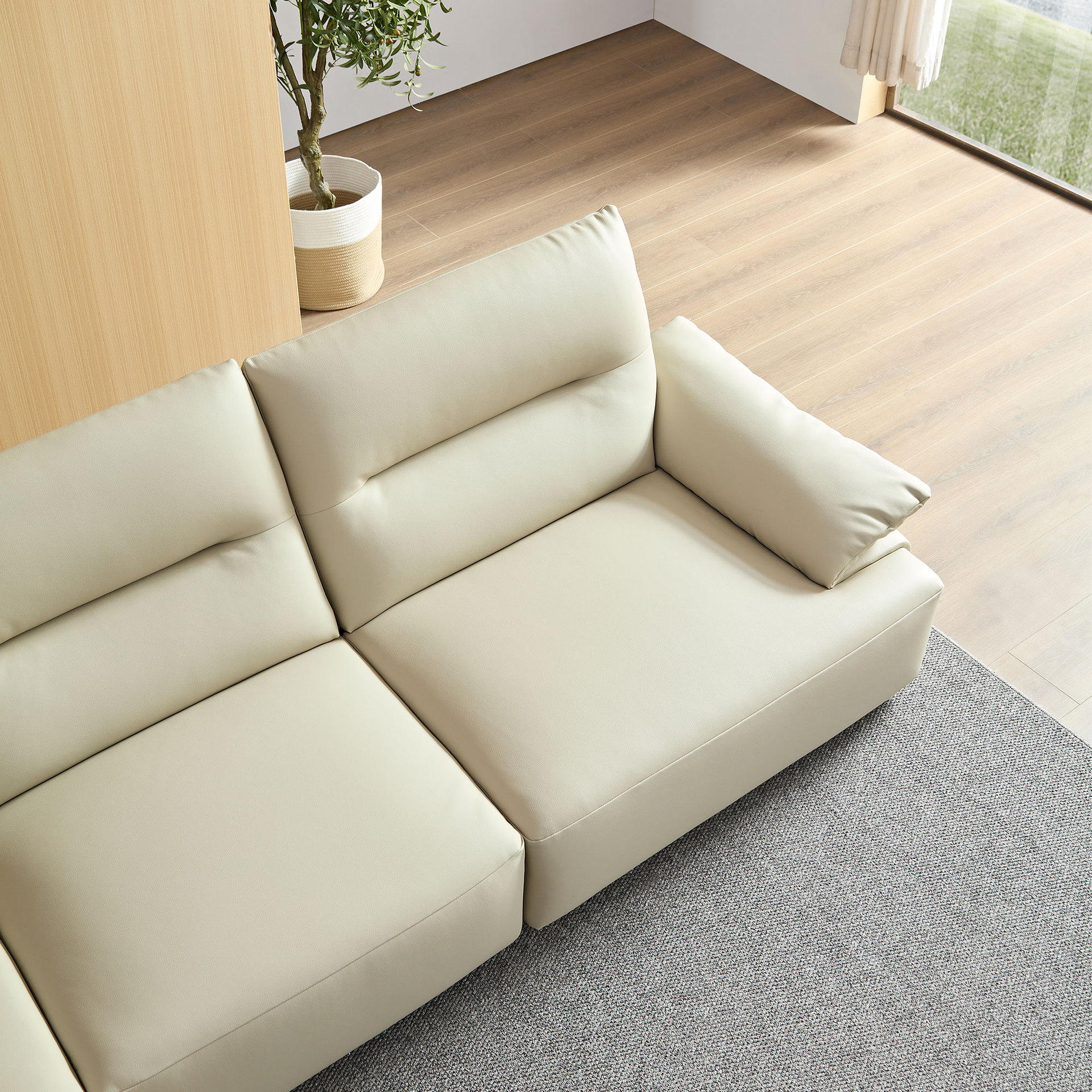 Sofá cama de sexo opuesto plegable simple sofá de fila recta multifuncional para sentarse y acostarse esquina de la sala de estar pequeña casa