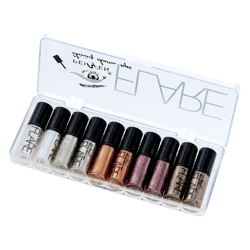 Pennifen Factory Direct Sales P5004 Liquid Eye Shadow Sequin Eye Shadow Liquid Monochrome Eye Shadow Cross-Border Exclusive Eye Shadow Palette