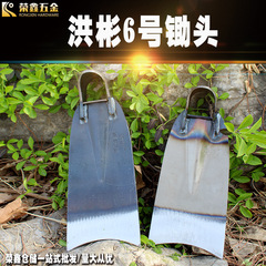 Hardware agricultural tools for mountain digging bamboo Dong Hongbin hoe weeding loosening soil household manganese steel wide plate hoe wide mouth hoe