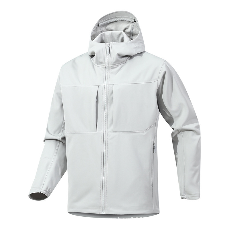 Factory Direct Sale Autumn Style Softshell Jacket for Couples, Sports Outdoor Seamless Adhesive Technology, Correct Version, Windproof