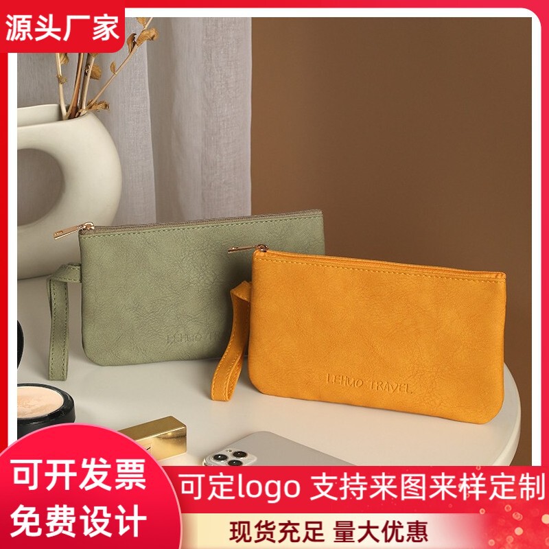 Women's Wallets for Daily Use, Lipstick, Cosmetics, Coin Storage Bags, Various Colors, Leather Bags, Wholesale from the Source Manufacturer