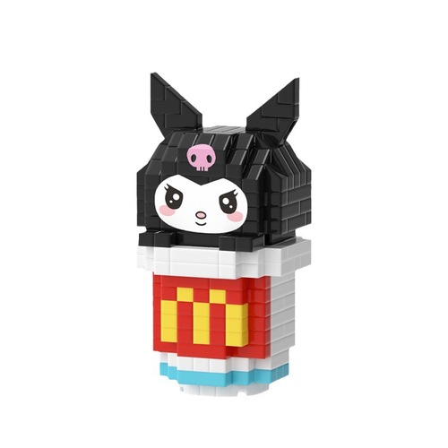 [Wholesale Dropshipping] Summer Snack Notes Compatible with Lego Building Blocks Ice Cream Micro Particles Assembled Building Block Toys Dolls